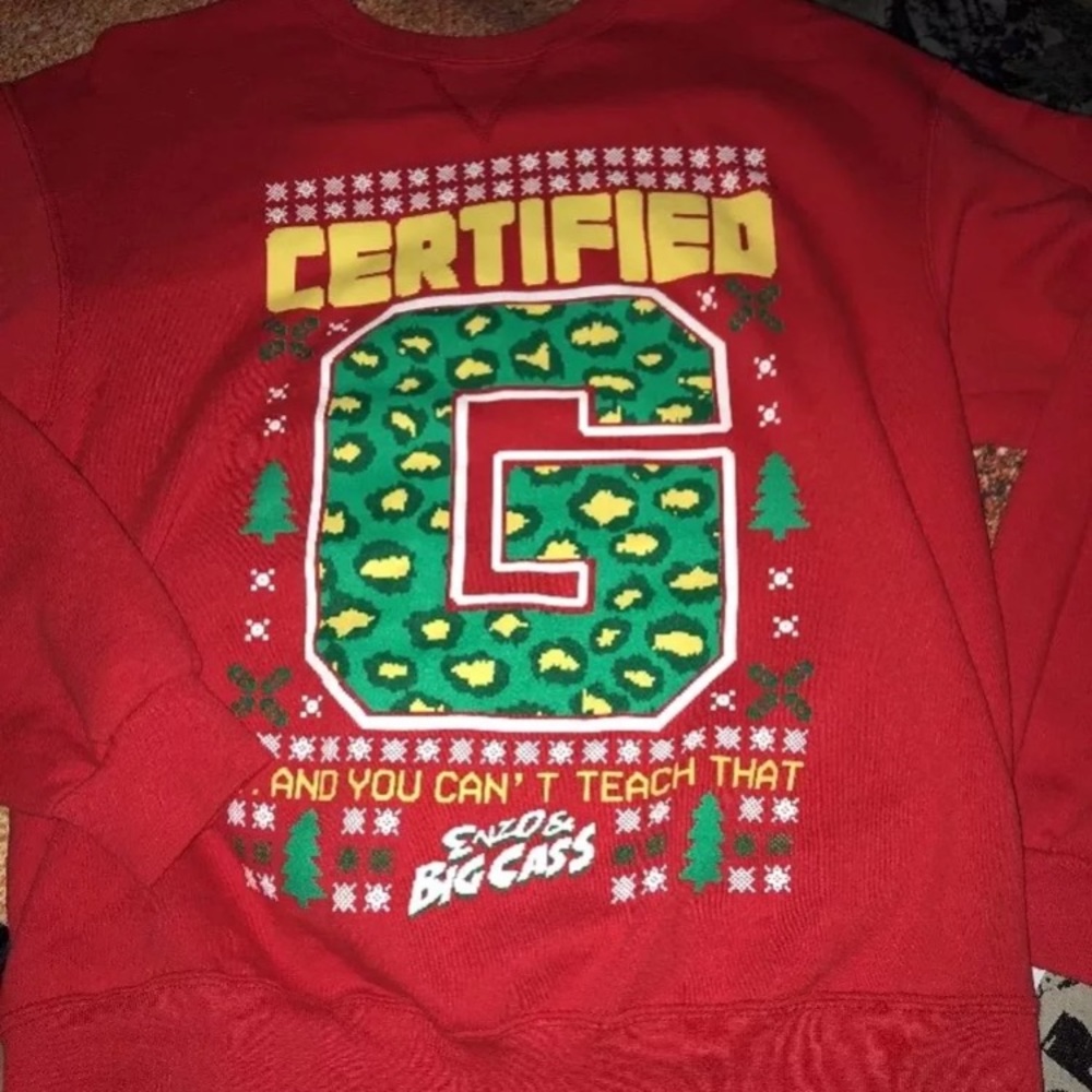 Enzo  and Cass Certified G Xmas Sweat Wwe